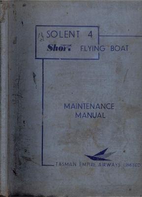 Short Solent 4 Maintenance manual
