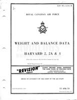 EO 05-55A-8 RCAF Weight and Balance Data Harvard 2, 2A and 4 - 15Apr53 - Revised 20 mar 57