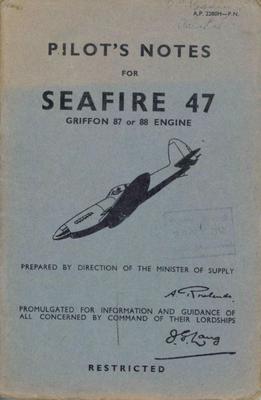 Pilot's Notes Seafire47