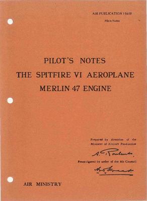 Pilot's Notes Spitfire VI