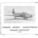 3687 F2H-2 and -2N Banshee Standard Aircraft Characteristics - 1 November 1949