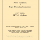AN 01-5MA-1 Pilot's Handbook of flight operating instructions PBY-5A Airplanes
