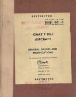 A.P. 101B 1801 2 Gnat T Mk.I Aircraft General orders and modifications thumb