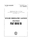 C.A 11 - G91R/1B-4 Catalogo Nomenclatore Illustrato Velivolo Fiat G91R/1B
