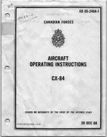 EO 05-240A-1 Aircraft Operating Instructions CX-84