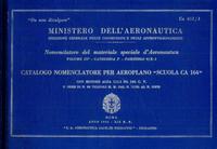 Ca 451/1 Catalogo Nomenclatore per aeroplano Scuola CA 164