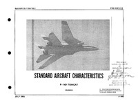 F-14D Tomcat Standard Aircraft Characteristics - July 1985