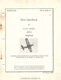 AN 01-40ALA-1 Pilot&#039;s handbook for AD-2 aircraft