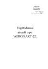 Flight Manual aircraft type: &quot;Aeroprakt-22L&quot;