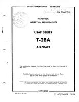 AN 01-60FG-6 Handbook Inspection requirements T-28A aircraft