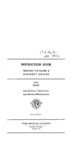 Instruction book - Wright Cyclone 9 Aircraft Engine - Series C9-GC - Installation, Operation and Service Maintenance