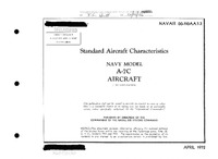 A-7C Corsair II Standard Aircraft Characteristics - April 1972