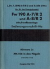 L.Dv.T.2190 A-7/R2 und A-8/R2/Wa - Fw 190 A-7/R2 un A8/R2 SchuBwaffenanlage  - MK 108 un des Flugeln