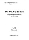 D.(Luft) T.2190 A-2 bis A6 Teil 2 FW 190 A-2 bis A-6 Flugzeug Handbuch - Fahrwerk
