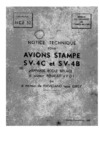 N.C.E. 52 Notice technique pour avions Stampe SV-4C et SV-4B