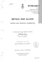 A.P. 119A-0301-1 Metals and Alloys - General and technical information