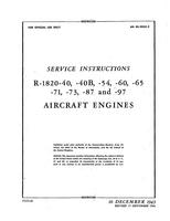 AN 02-35GC-2 Service Instructions R-1820-40, -40B, -54, -60, -65, -71, -73, -87 and -97 Aircraft engines