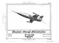 F-104B Starfighter Standard Aircraft Characteristics