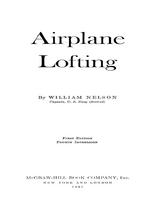 Airplane Lofting