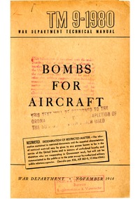 TM 9-1980 Bombs for aircraft