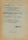 C.A. 703 - Aeroplano Fiat G.55 - Istruzioni e norme per il montaggio, la regolazione, e la manutenzione