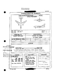 3166 A3D-1Q Skywarrior Characteristics Summary - 15 July 1957