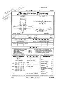 C-119F Packet Characteristics Summary - 14 September 1956