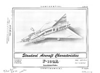 3084 F-102A Delta Dagger Standard Aircraft Characteristics - 2 November 1953