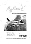 The Aztec &#039;E&#039; Pilot&#039;s Operating Manual