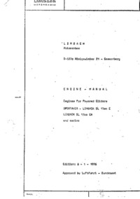 Engine Manual Limbach SL 1700 E &amp; EA