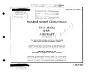 3331 A-6A Intruder Standard Aircraft Characteristics - 1 July 1967
