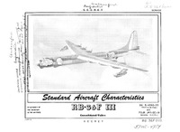 RB-36F-III Peacemaker Standard Aircraft Characteristics - 3 October 1955