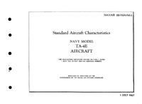 TA-4E Skyhawk Standard Aircraft Characteristics - 1 July 1967