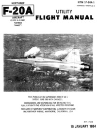 NTM 1F-20A-1 - Northtrop F-20A Utility Flight Manual