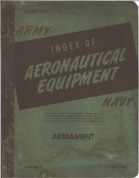 Army - Navy - Index of Aeronautical equipment volume 5 - Armament