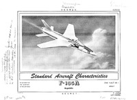 F-105A Thunderchief (J67 Engine) Standard Aircraft Characteristics - 12 January 1954