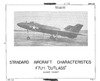 F7U-1 Cutlass Standard Aircraft Characteristics - 1 June 1949