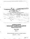 Airplane weight and balance handbook DHC-2 Beaver