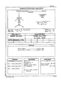 4114 HUP-1 Retriever Characteristics Summary - 30 April 1956