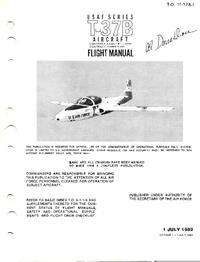T.O. 1T-37B-1 T-37B aircraft Flight Manual