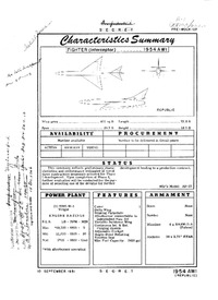 4220 1954 AWI (Republic) Characteristics Summary - 10 September 1951