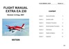 2023 Flight Manual Extra EA 230