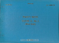 A.P. 4506B Pilot&#039;s Notes Victor B. Mk2 (Blue Steel)
