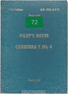 A.P. 101B-0404-15 Canberra T Mk4 Pilot&#039;s Notes