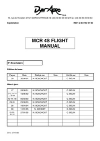 MCR 4S Flight Manual