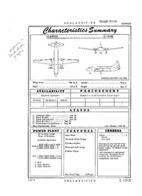 3078 C-131B Characteristics Summary - 4 September 1956 (Yip)