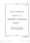 T.O. No 02-35A-2 Service Instructions R-975-7,-11 Aircraft Engines