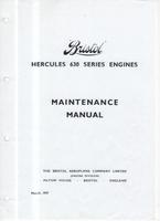 Bristol Hercules 630 Series Engines - Maintenance Manual
