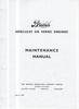 Bristol Hercules 630 Series Engines - Maintenance Manual