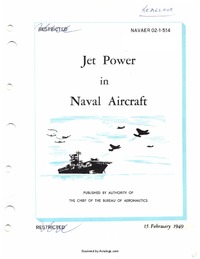 NAVAER 02-1-514 Jetpower in naval aircraft.